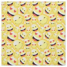 Leuke Kinder Geel Glimlachende Emoji Gezichten Pat