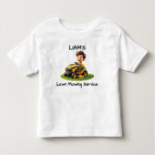 Leuke Kinder grasmaaier T-shirt of bodysuit (Voorkant)