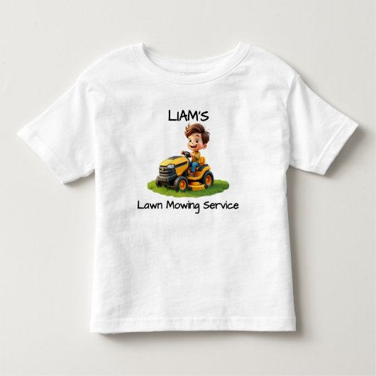 Leuke Kinder grasmaaier T-shirt of bodysuit (Voorkant)