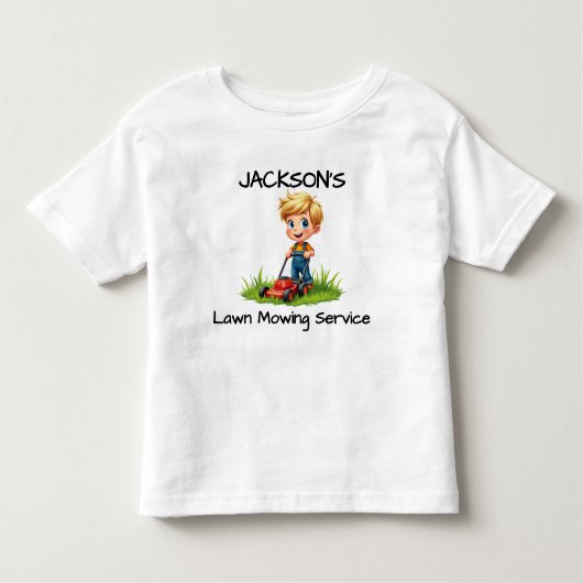 Leuke Kinder grasmaaier T-shirt of bodysuit (Voorkant)