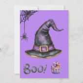 Leuke Kinder Halloween-feestuitnodiging Kaart (Achterkant)