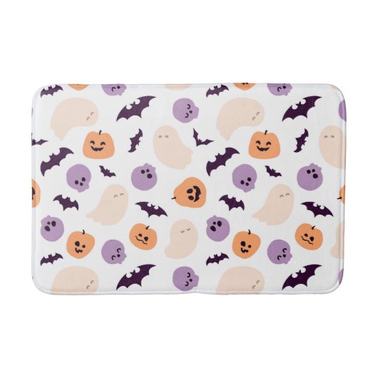 Leuke Kinder Halloween Patroon Badmat (Voorkant)