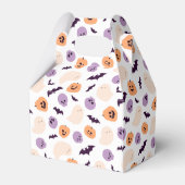 Leuke Kinder Halloween Patroon Bedankdoosjes (Achterkant)