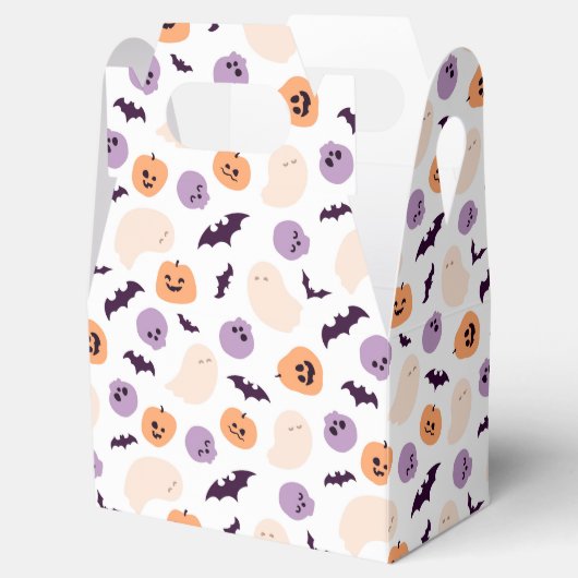 Leuke Kinder Halloween Patroon Bedankdoosjes (Geopend)