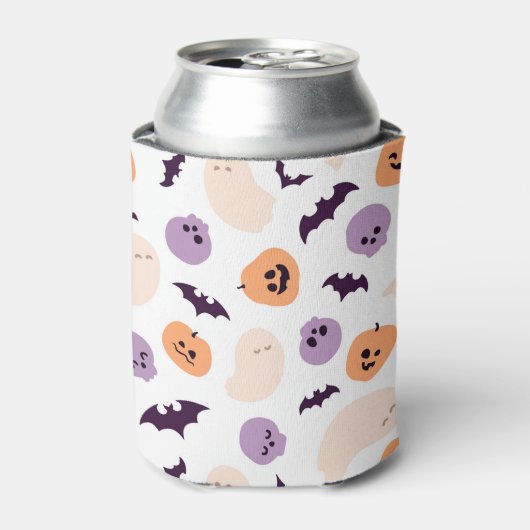 Leuke Kinder Halloween Patroon Blikjeskoeler (Blikje Voorkant)