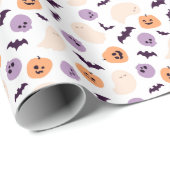 Leuke Kinder Halloween Patroon Cadeaupapier (Rol Hoek)