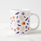 Leuke Kinder Halloween Patroon Grote Koffiekop (Rechts)