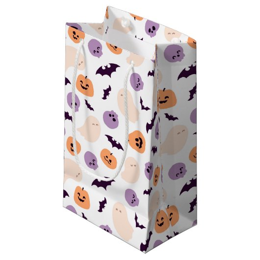 Leuke Kinder Halloween Patroon Klein Cadeauzakje (Voorkant Gekanteld)