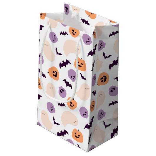 Leuke Kinder Halloween Patroon Klein Cadeauzakje (Achterkant Gekanteld)