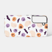 Leuke Kinder Halloween Patroon Samsung Galaxy Hoesje (Achterkant horizontaal)