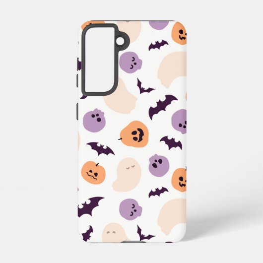 Leuke Kinder Halloween Patroon Samsung Galaxy Hoesje (Achterkant)