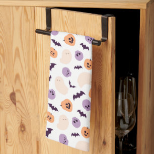 Leuke Kinder Halloween Patroon Theedoek