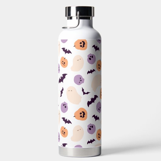 Leuke Kinder Halloween Patroon Waterfles (Rechts)
