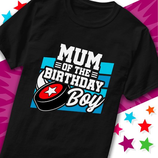 Leuke Kinder Hockey Party Mama van de Verjaardagsj T-shirt