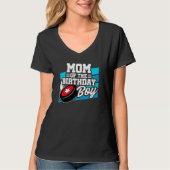 Leuke Kinder Hockey Party Moeder van de Verjaardag T-shirt (Voorkant)