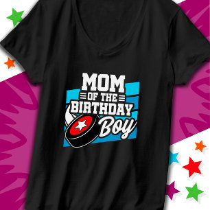 Leuke Kinder Hockey Party Moeder van de Verjaardag T-shirt
