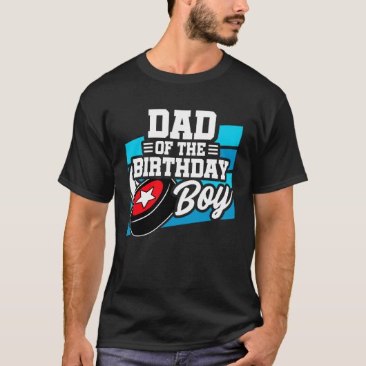 Leuke Kinder Hockey Party Papa van de Verjaardagsj T-shirt (Voorkant)