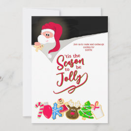 Leuke Kinder kerst Cookie Exchange Party Kaart