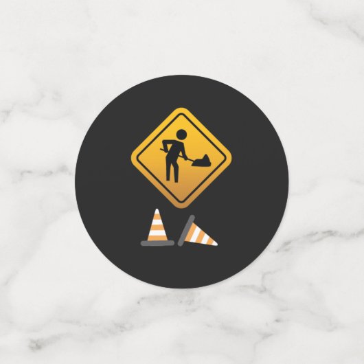 Leuke Kinder partij constructie dump trucks graafm Confetti (Kleine voorkant)