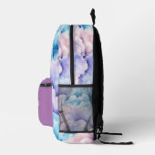 Leuke Kinder Pastel Wolken Bedrukte Rugzak (Rechts)