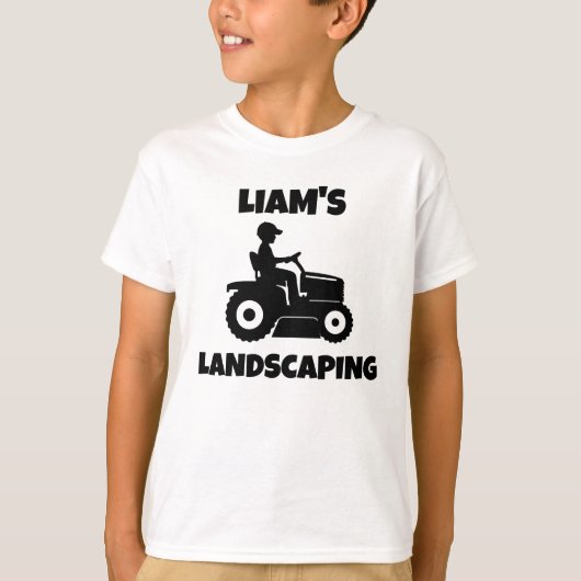 Leuke Kinder Rijden Grasmaaier T-shirt of Hoodie (Voorkant)