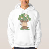 Leuke Kinder spelen in Apple Tree Hoodie (Voorkant)
