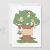 Leuke Kinder spelen in Apple Tree Kaart (Voorkant)