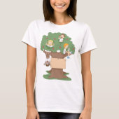 Leuke Kinder spelen in Apple Tree T-shirt (Voorkant)