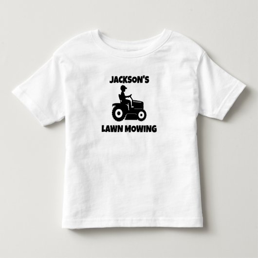 Leuke kinder T-shirts en body's voor zitmaaier (Voorkant)