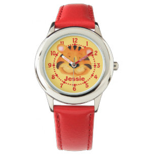 Leuke kinder tijger art polshorloge horloge