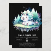 Leuke Kinder Triceratops verjaardag Kaart (Voorkant / Achterkant)