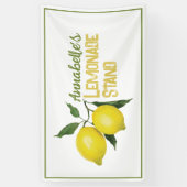 Leuke Kinder zakelijke Logo limonade stand Spandoek (Verticaal)
