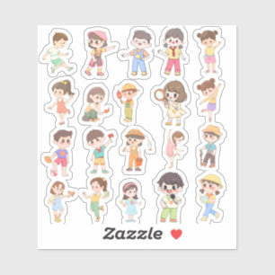 Leuke Kinderen Activiteit Vinyl Stickers