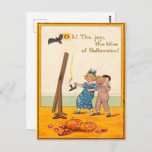 Leuke Kinderen Prank Jack O Lantern Briefkaart (Voorkant / Achterkant)