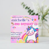 LEUKE KINDEREN VERJAARDAG UITNODIGING (Staand voorkant)