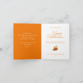 Leuke Kinderen Waterverf Baby Dragon Halloween Kaart (Binnen)