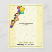 Leuke kinderopvang 5x6 Kinder & ballonnen Promo Flyer (Achterkant)