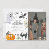 Leuke kinderpret foto Halloween Kaart (Voorkant)