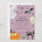 Leuke kinderpret Halloween Kaart (Voorkant)