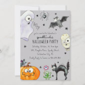 Leuke kinderpret op Halloween Kaart (Voorkant)