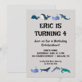 Leuke kinderverjaardagsfeestje  kaart (Voorkant / Achterkant)