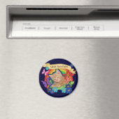 Leuke Kitten en Scrolls Magnet (Insitu (Vaatwasser))