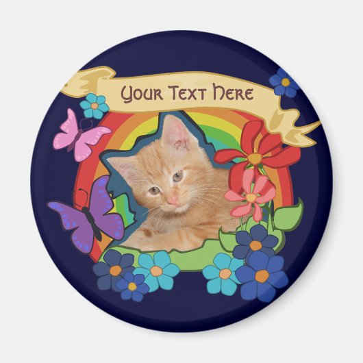 Leuke Kitten en Scrolls Magnet (Voorkant)