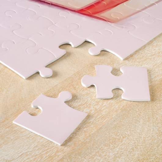 Leuke kitten in een doos Verjaardagscadeau Legpuzzel (Zijkant)