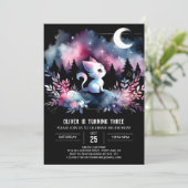 Leuke kitten kat verjaardag kaart (Staand voorkant)