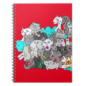 Leuke Kitten Mashup Notitieboek (Voorkant)