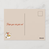 Leuke Kitty Cat Gepersonaliseerde Baby shower Uitn Briefkaart (Achterkant)
