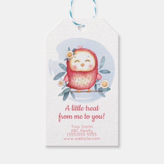 Leuke klant behandelen cadeau Label Cadeaulabel (Voorkant)