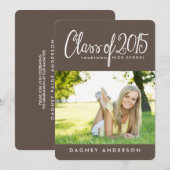 Leuke klas van 2015 foto diploma feest uitnodiging (Voorkant / Achterkant)