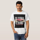 Leuke klassieke auto ontwerp t-shirt (Voorkant volledig)